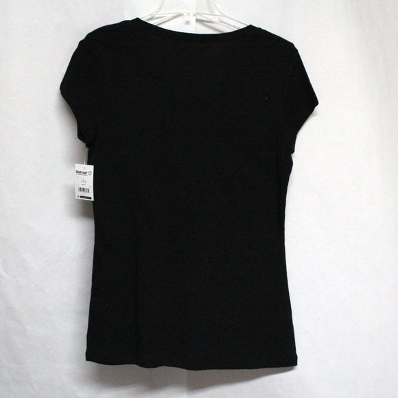 Junior Large 11-13 Cap Sleeve Multi Color Graphic Tee Shirt - Picture 2 of 8